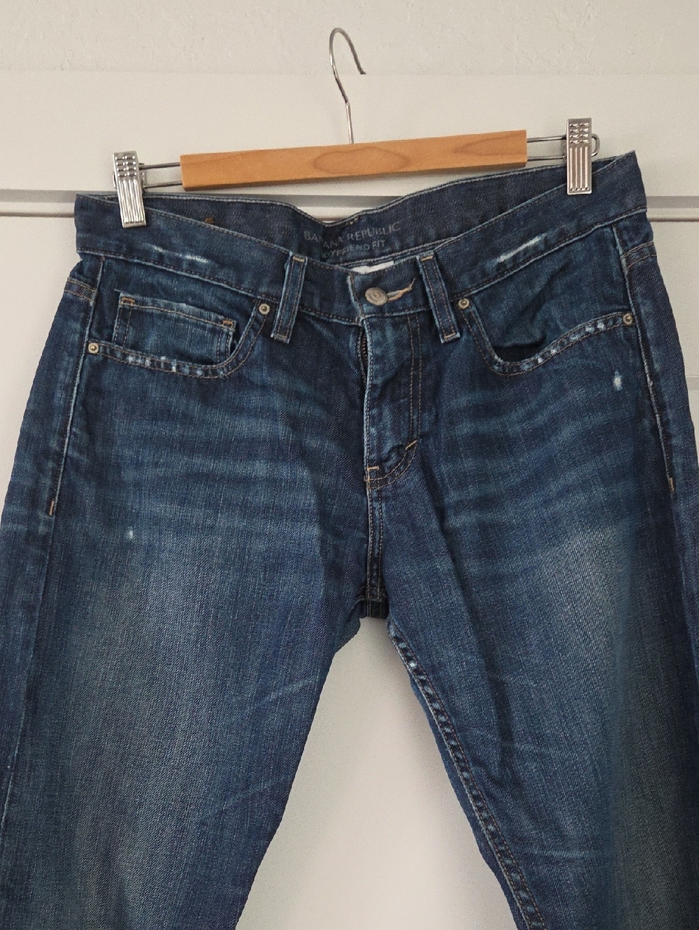 Banana Republic Slim Straight Jeans Dark Wash | Flattering Classic Fit | Size 6